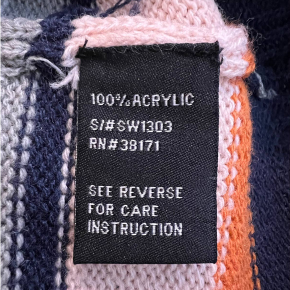 NEW Ash Rain + Oak Sweater Dress Size M in Multicolored Stripes Razorback - Picture 5 of 7